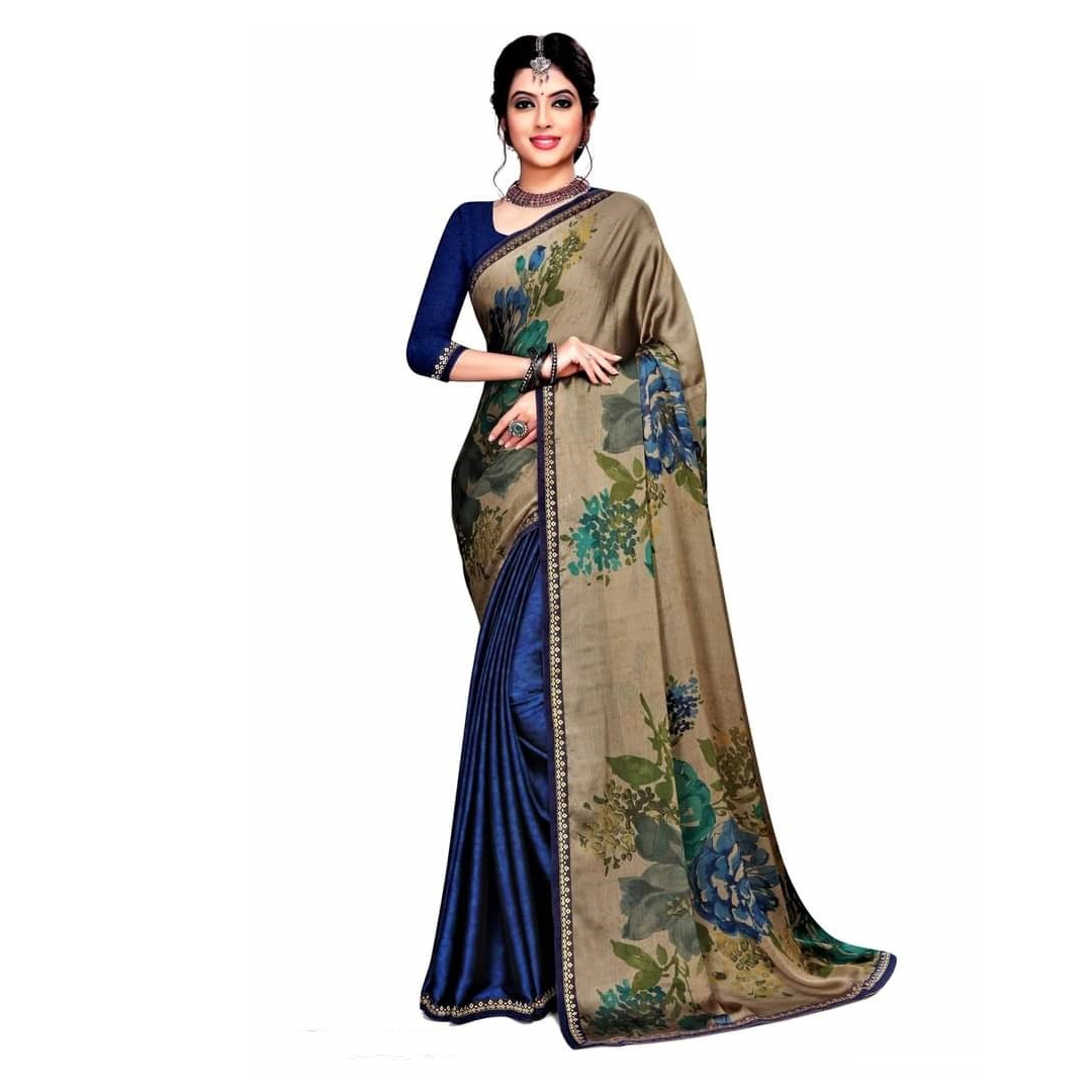 Indian Samu Silk Sharee With Running Blouse Piece For Women-BNS1299